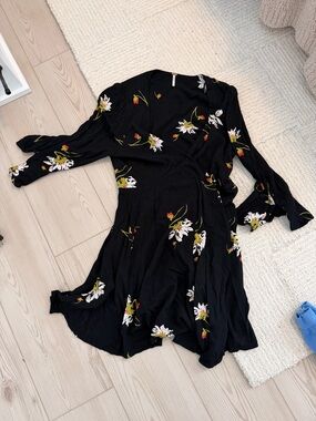 Free People | Dresses | Free People Oxford Black Embroidered Swing Dress |  Poshmark